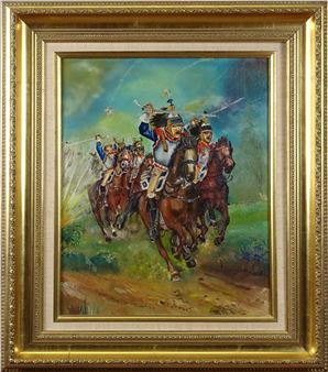 Charge de la cavalerie - Mariel Vergeylen