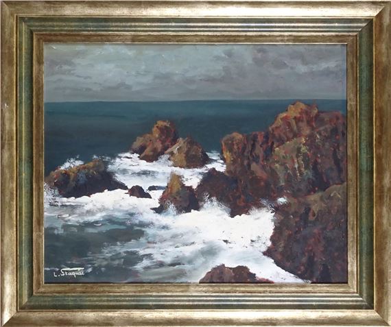 Bord de mer by Lucien Staquet, 1911