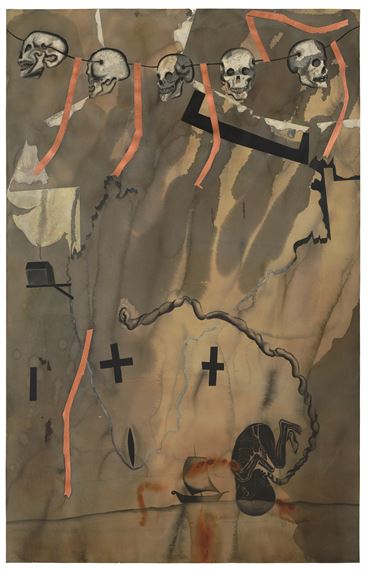 Lullaby by Atul Dodiya, Executed in 2000