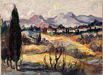 The Alpilles - Albert Vagh Weinmann