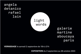 Angela Detanico & Rafael Lain: Light Words - Martine Aboucaya