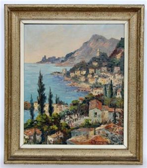 View of Monaco from Roquebrune-Cap-Martin - Mangin