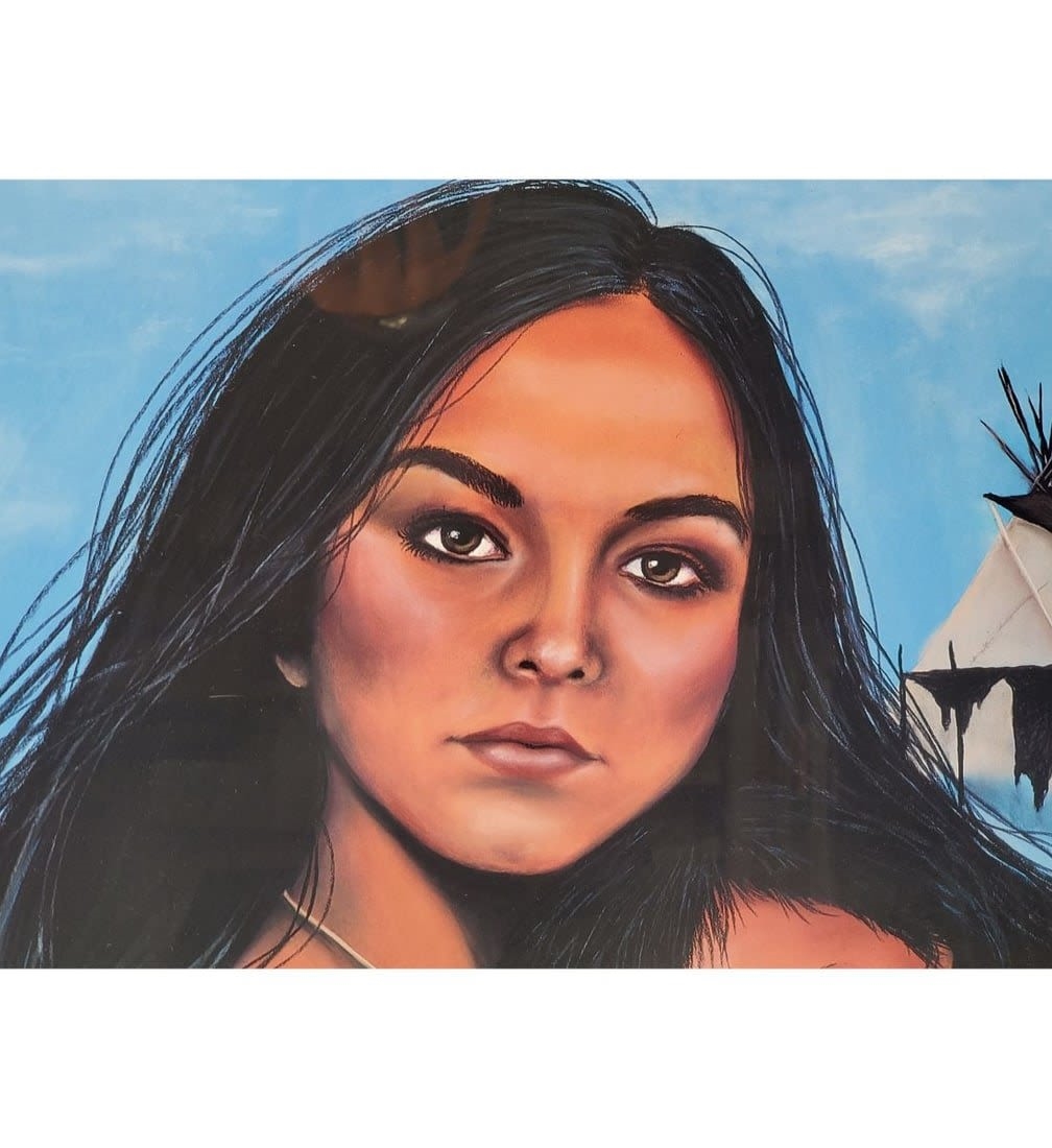 Debra Colburn Indian Print with Dream Catcher MutualArt