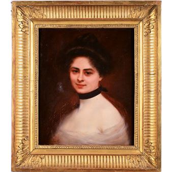 Portrait d’une élégante - Giuseppe Zanazio