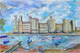 Caernarfon Castle - Myrna Higgins