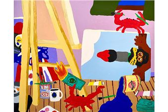 Duo exhibition by Daniel Núñez and Jason Pulgarin addresses artist struggles through paintings and sculptures