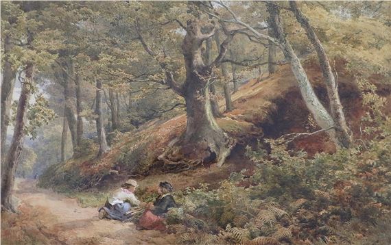 The Faggot Gatherers by John Henry Mole, 1876