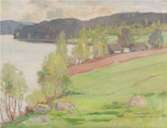 Landscape by Vilho Sjöström, 1928