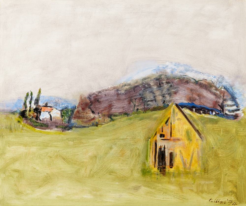 Patrick Collins | NORMANDY LANDSCAPE WITH DESERTED BARN, 1974 (1974 ...