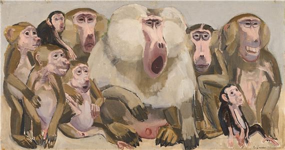 Mantelpaviane. by Babs Englaender, 1949