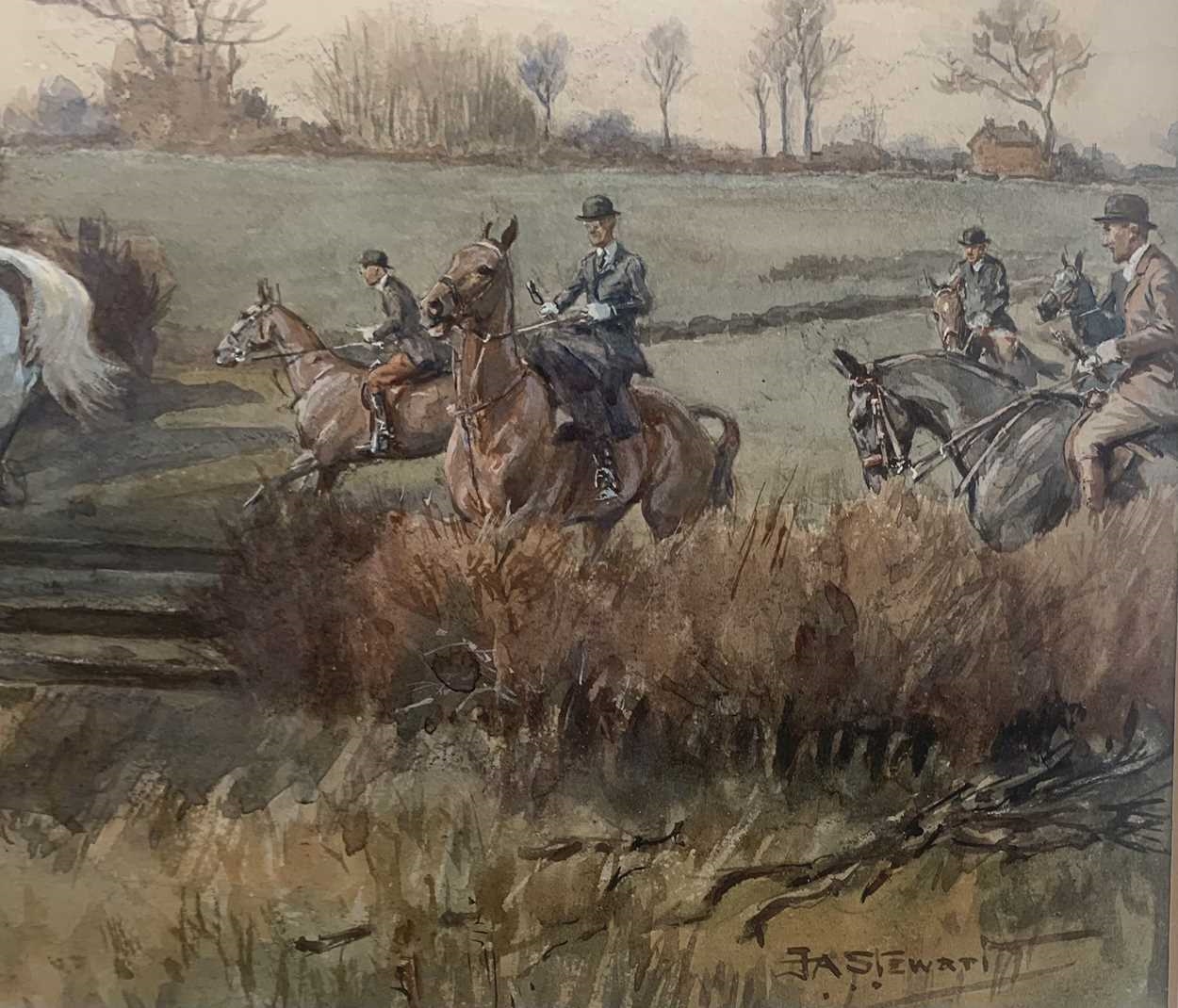 Frank Algernon Stewart The MidSurrey Drag Hunt MutualArt