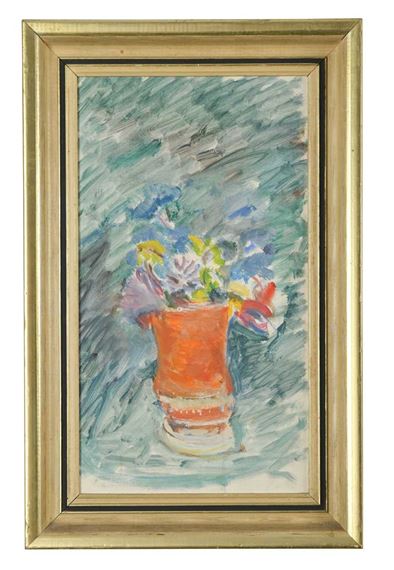 Still life of flowers in a vase