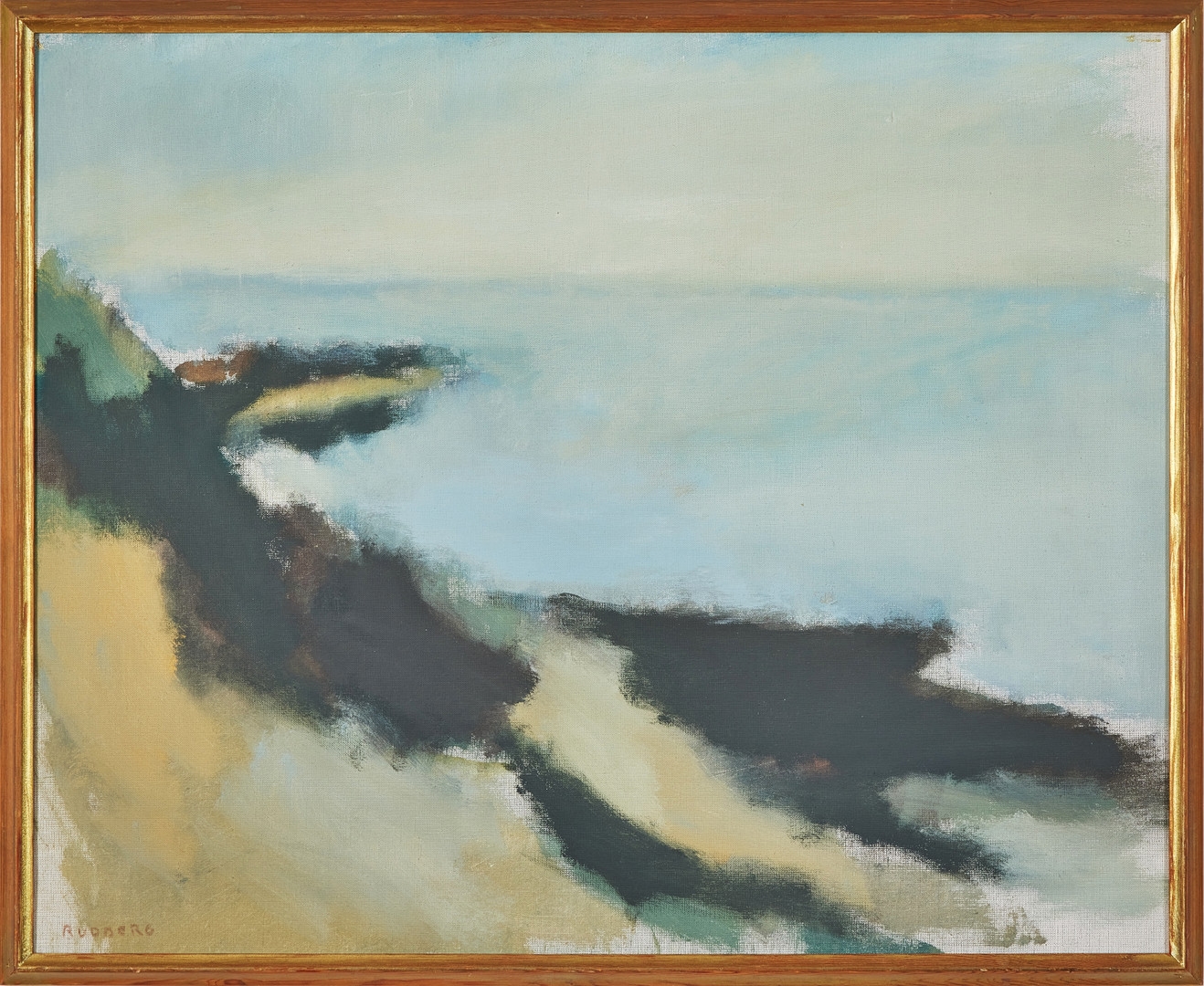 Gustav Rudberg | Dimman lättar, Hven (1965) | MutualArt