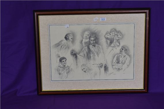COLIN BITHELL | A montage of Hispanic performers and artists | MutualArt