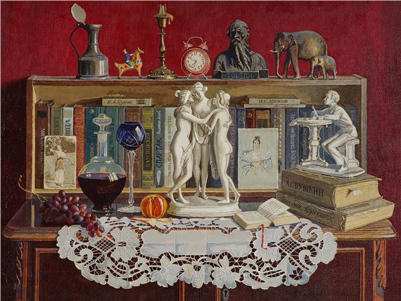 Bookshelf by Vyacheslav Grigoryevich Kubarev, 2001.