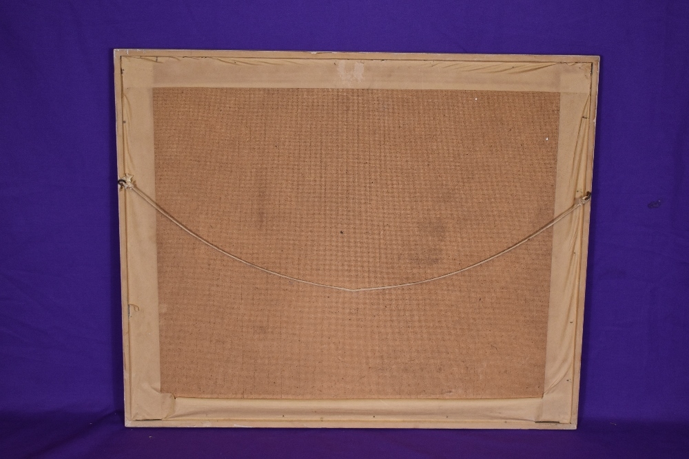 Artwork by W.H. Harkness, depicting fishing, Made of oil on board