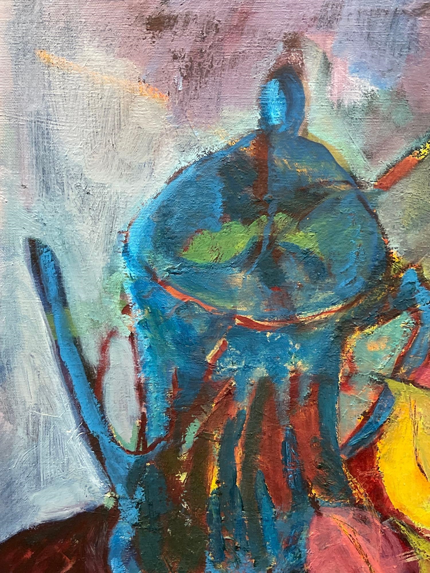 Biagio Pinto | depicting an abstracted still life table setting | MutualArt