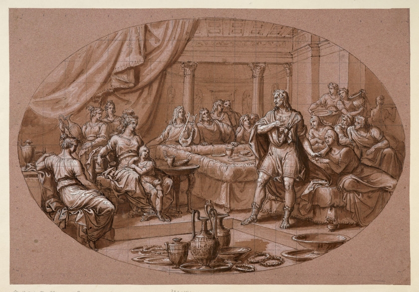 Roman School | Le banquet de Didon et Enée | MutualArt