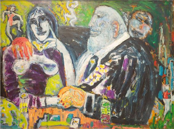 Cerdo en el cabaret by Leopoldo Presas, Circa 1963