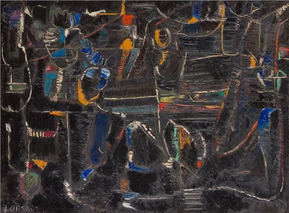 André Lanskoy | Composition, vers 1955 (1955) | MutualArt