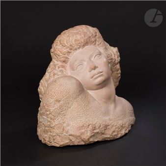 Tête de femme - Eugène-Henri Duler