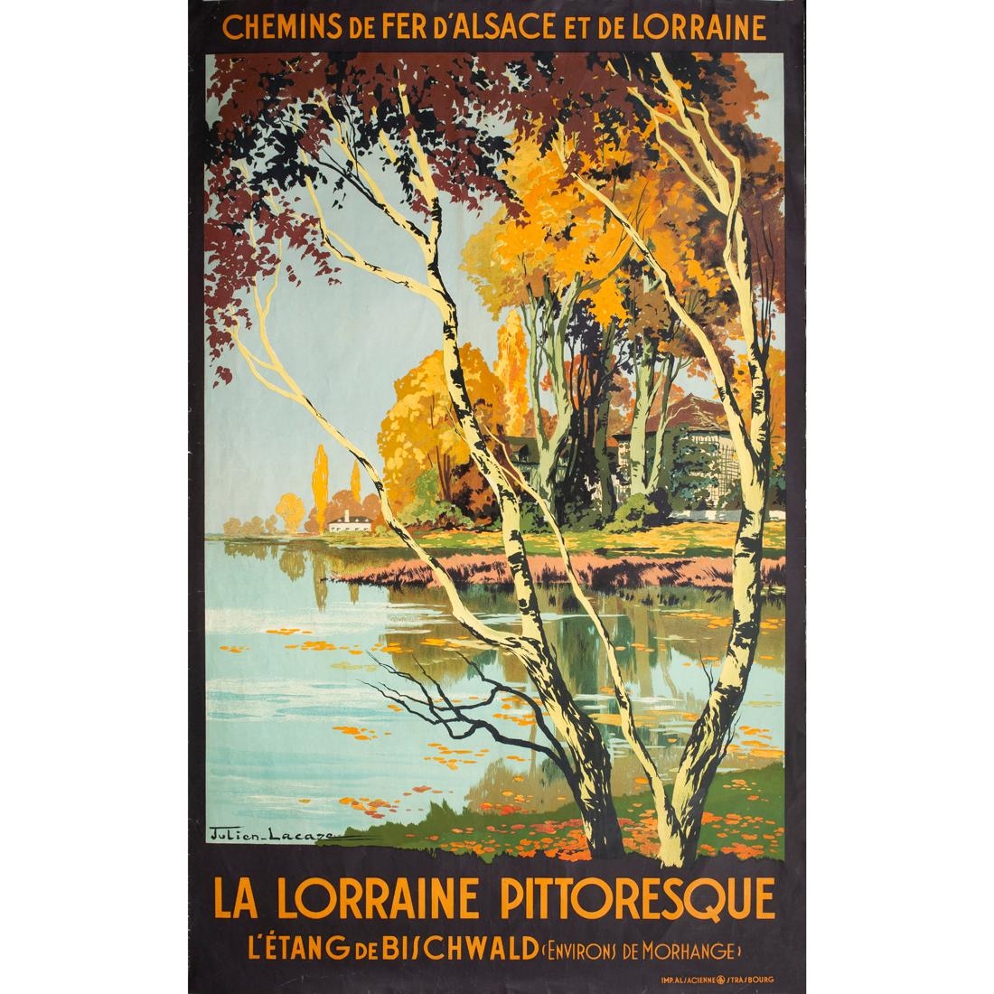 AFFICHE CHEMIN DE fer Alsace-Lorraine - Strasbourg 2 EUR 27,70
