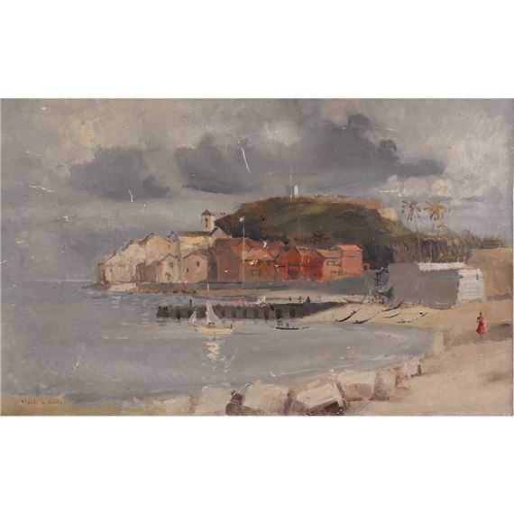 Claude Le Baule | Bord de mer dans une région exotique | MutualArt