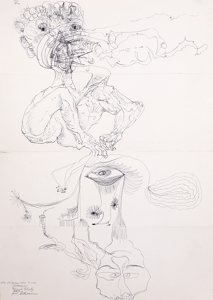Jiři Anderle | Collective drawing by four authors (1976) | MutualArt