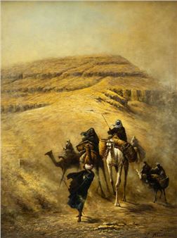 Ruiters in de woestijn - Louis J. B. Moullin