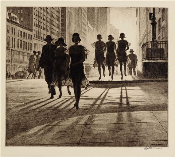 Martin Lewis Shadow Dance 1930 Mutualart 