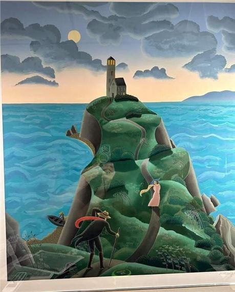 THOMAS ライトハウス/トーマス マックナイト/アートポスター