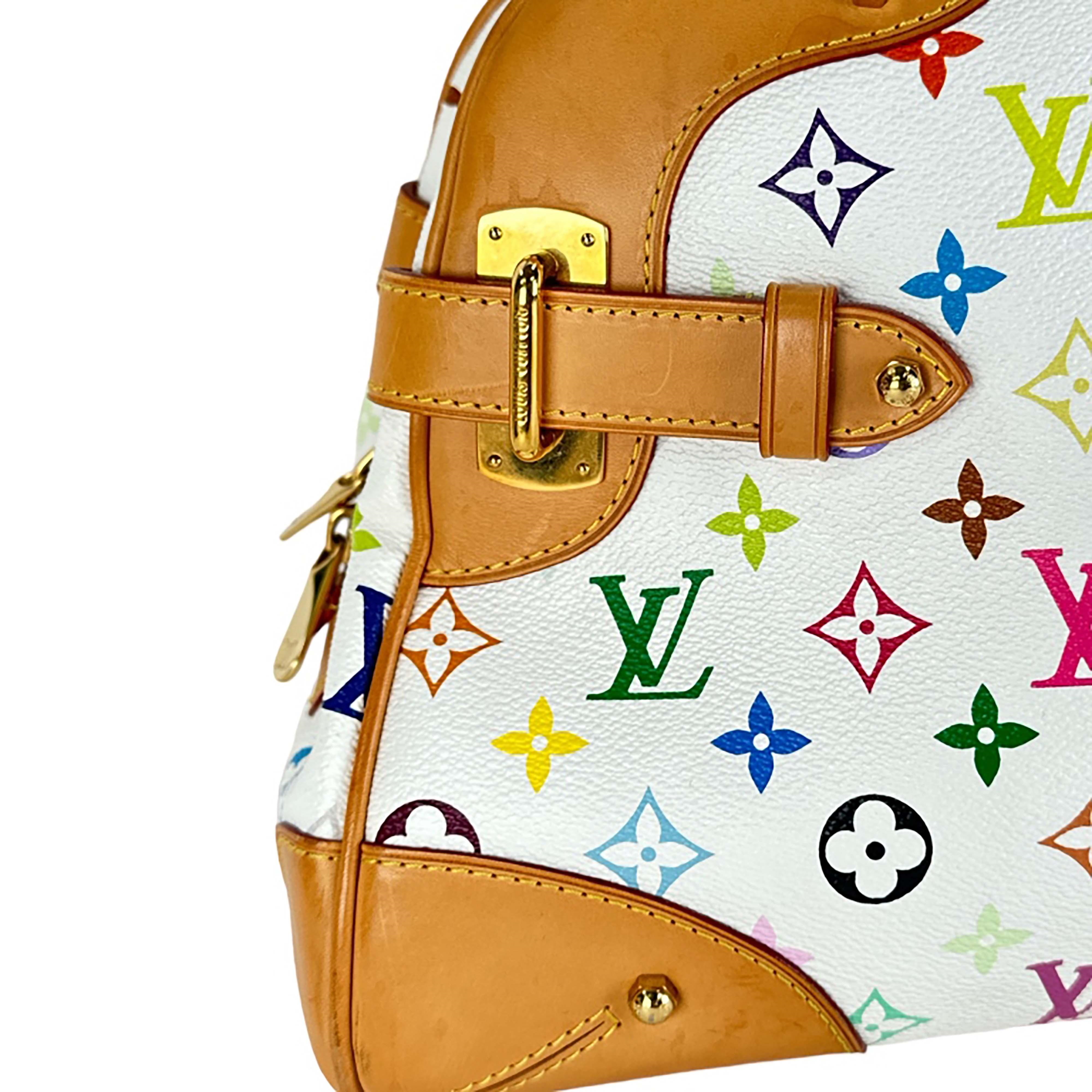 2010 Louis Vuitton Claudia Multicolour Bag Limited Edition Takashi