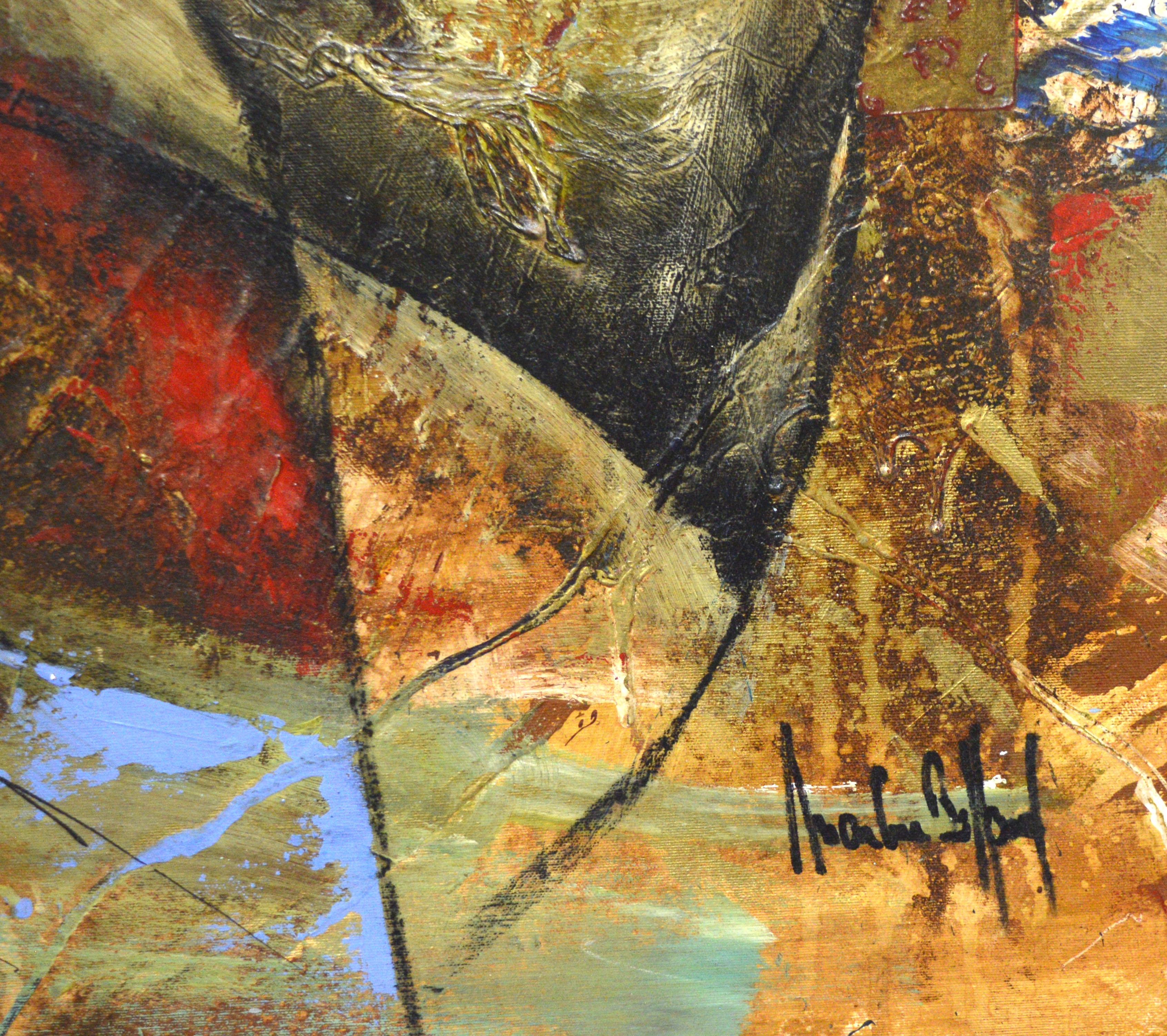 Artwork by Markus Billard, La Reine, Made of acrylic on canvas