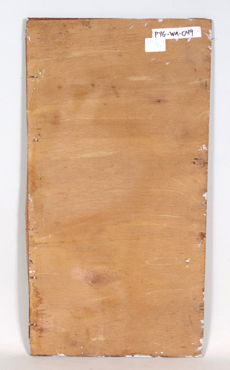 Artwork by Purvis Young, Untitled head of a man, Made of Oil on Plywood