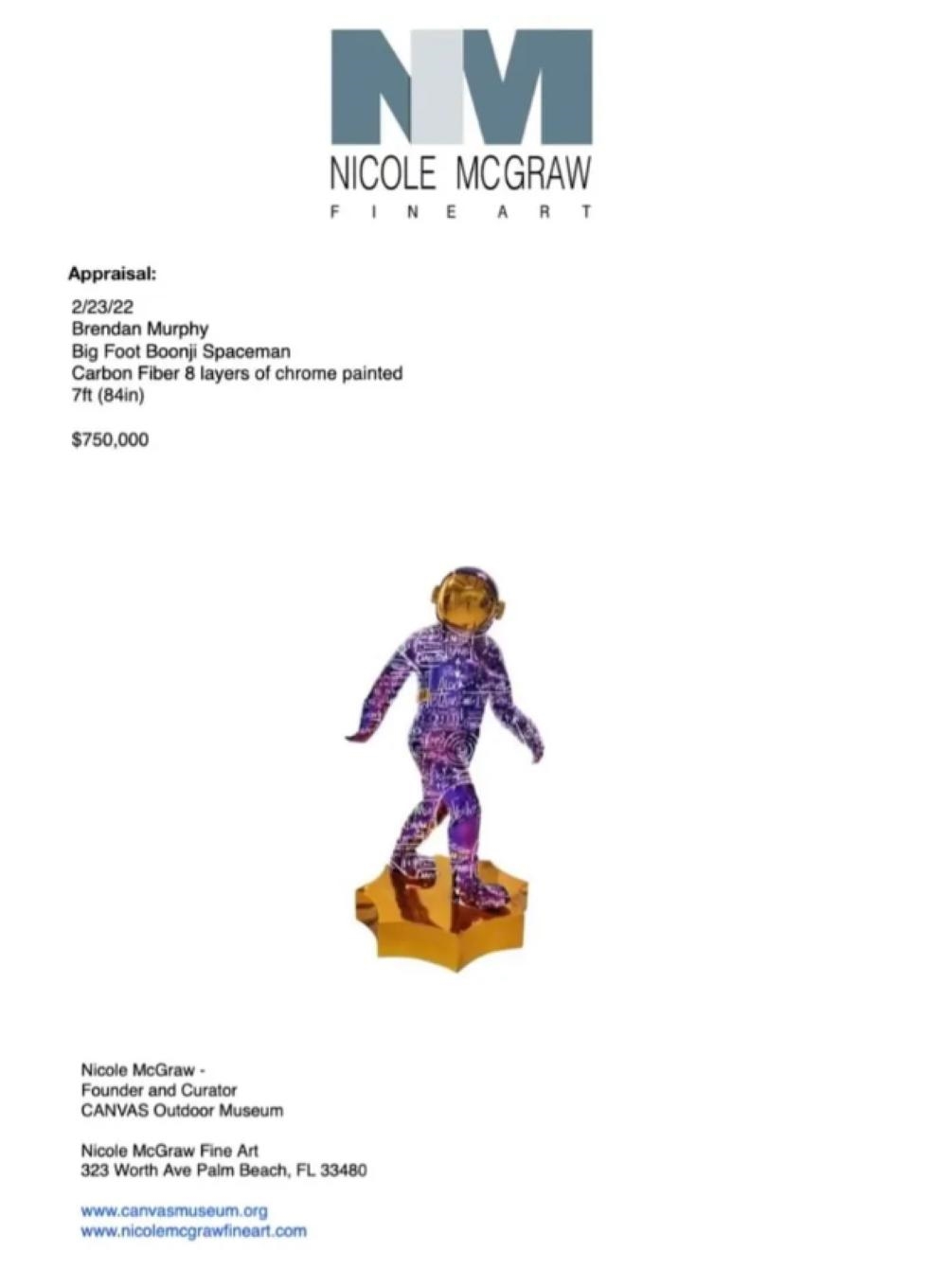 Brendan Murphy | LIFE SIZE Brendan Murphy Spaceman Retail $750 (Circa ...