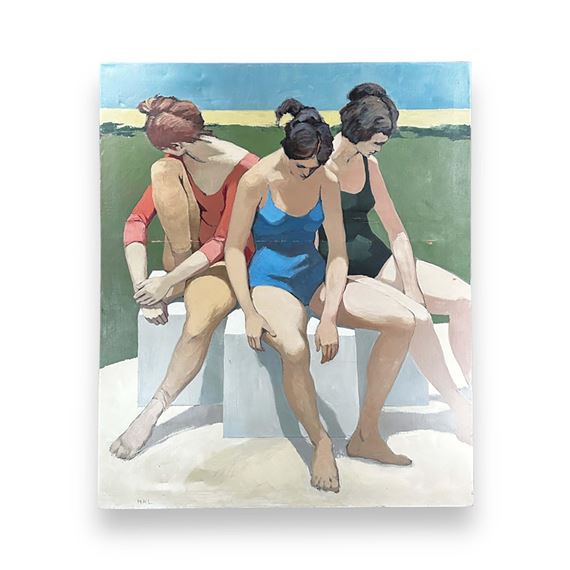 Mimi Korach Lesser (USA 1923-2018) "3 Ballerinas" - Mimi Korach Lesser