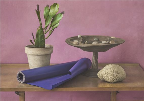 Cactus and Sponges by Claudio Bravo, Executed in 1985