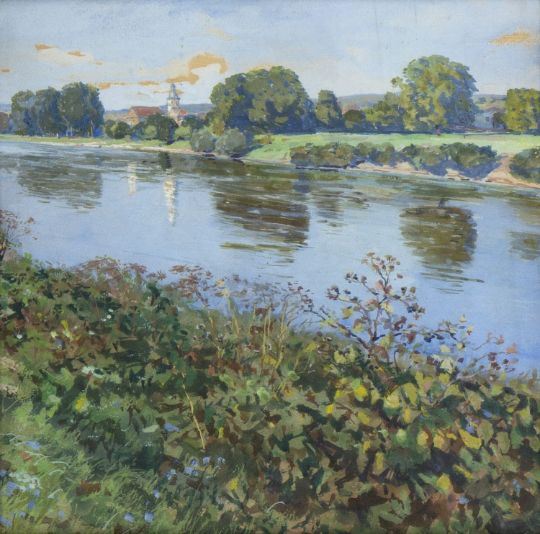 Georg Hacker | Am Neckar | MutualArt