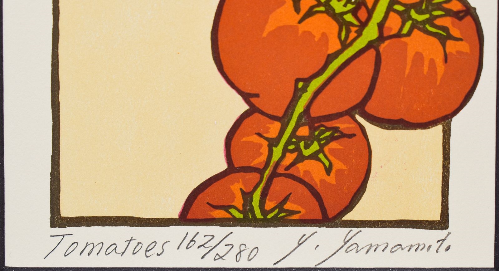 Yoshiko Yamamoto YOSHIKO YAMAMOTO LIMITED EDITION TOMATO VINE BLOCK