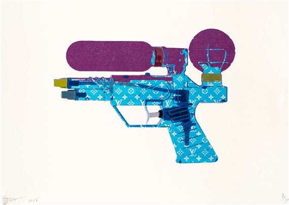 Louis Vuitton Gun Tote Bag by Street Art - Pixels