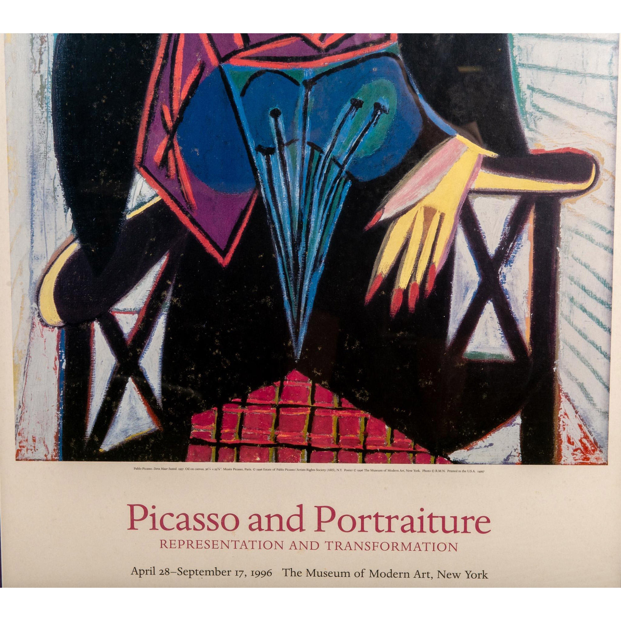 Pablo Picasso | THE MUSEUM OF MODERN ART EXHIBITION PICASSO POSTER ...