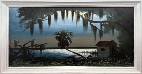 ALFRED HAIR FLORIDA HIGHWAYMEN NET MENDER / CANVAS by Alfred Hair