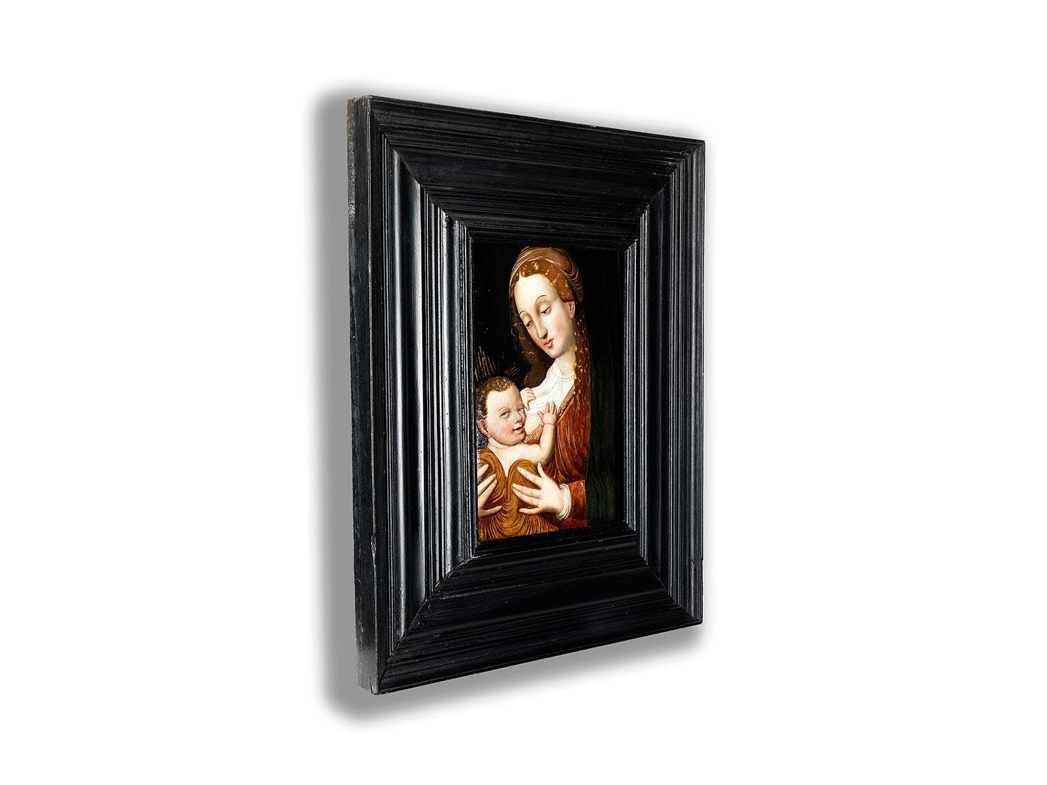 Artwork by Joos van Cleve, MARIA LACTANS, Made of Oil on panel.