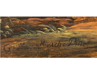 LANDSCHAFT MIT RUINE UND SCHÄFER - Bernhard Gottfried Manskirch