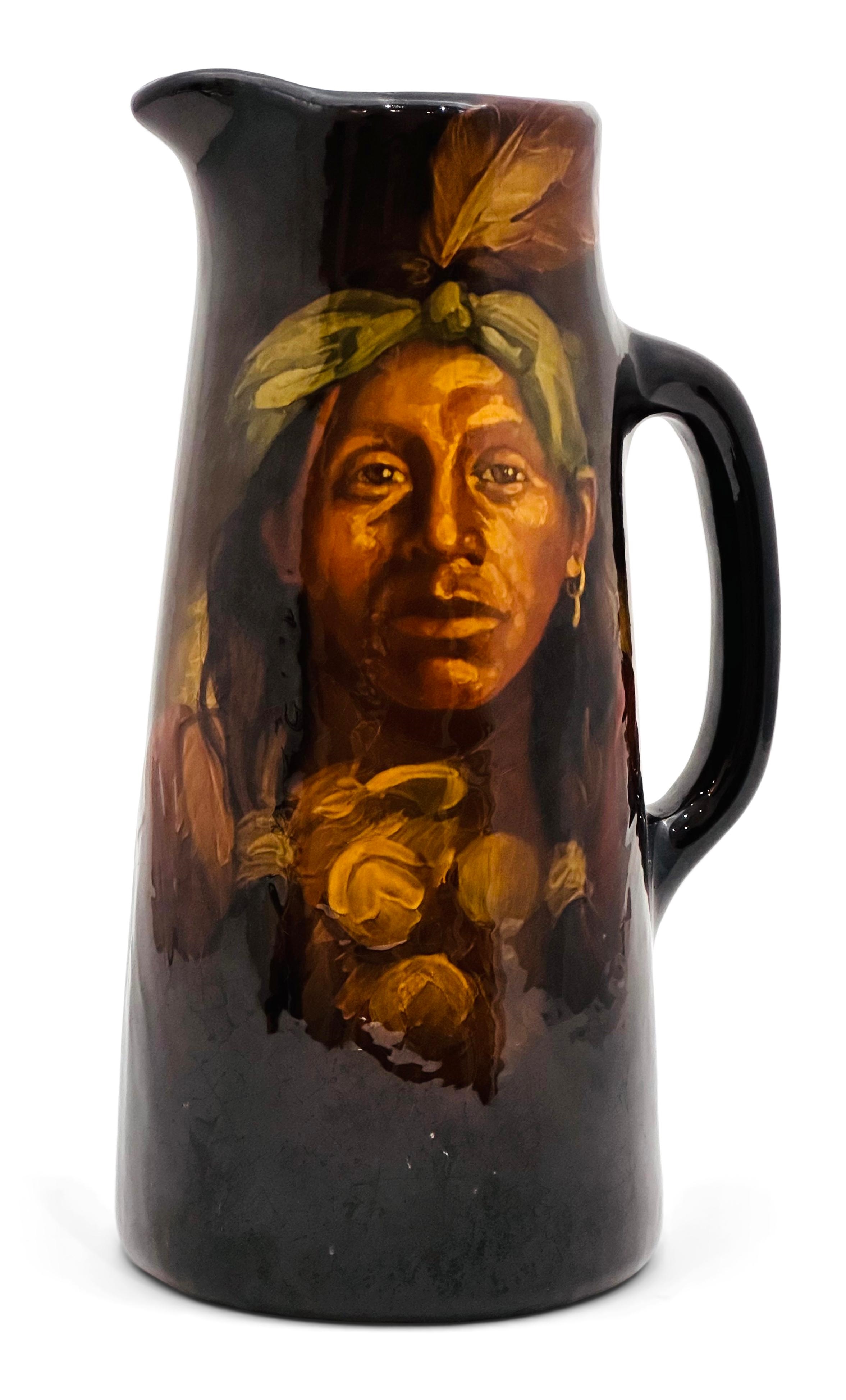 Weller Pottery | Weller Pottery Indian Pitcher (Circa 1900) | MutualArt