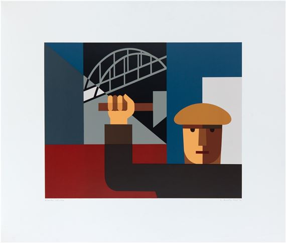 SCHAUFENSTER; ARBEITER; ERSCHOSSEN UM NICHTS by Gerd Arntz, 1928/77; 1931/1977; 1924/79