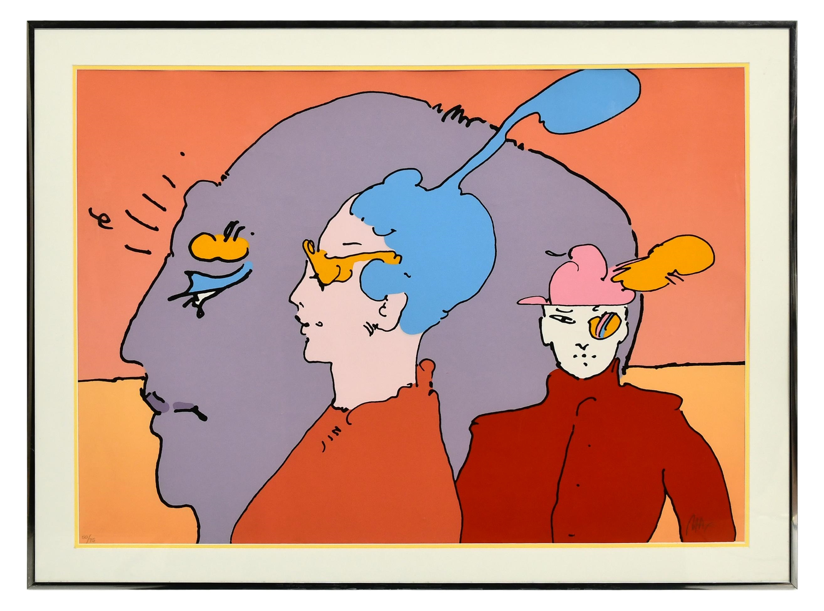 Peter Max | Peach Cinema | MutualArt