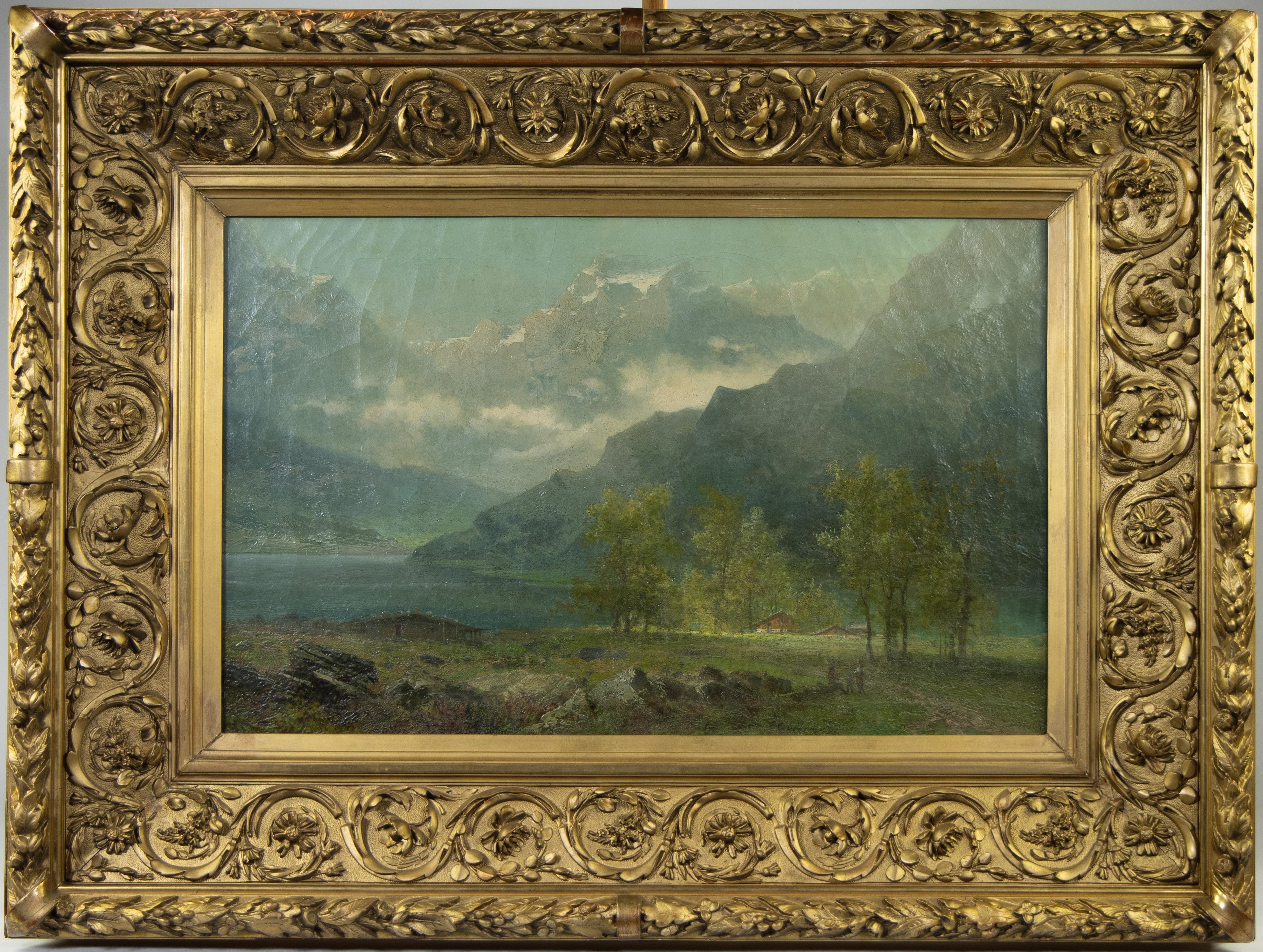 Artwork by Jean Julien Godenne, Lago di Lucendro, Made of oil on canvas