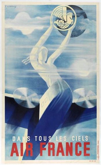 Air France dans tous les ciels by Roger de Valerio, 1935