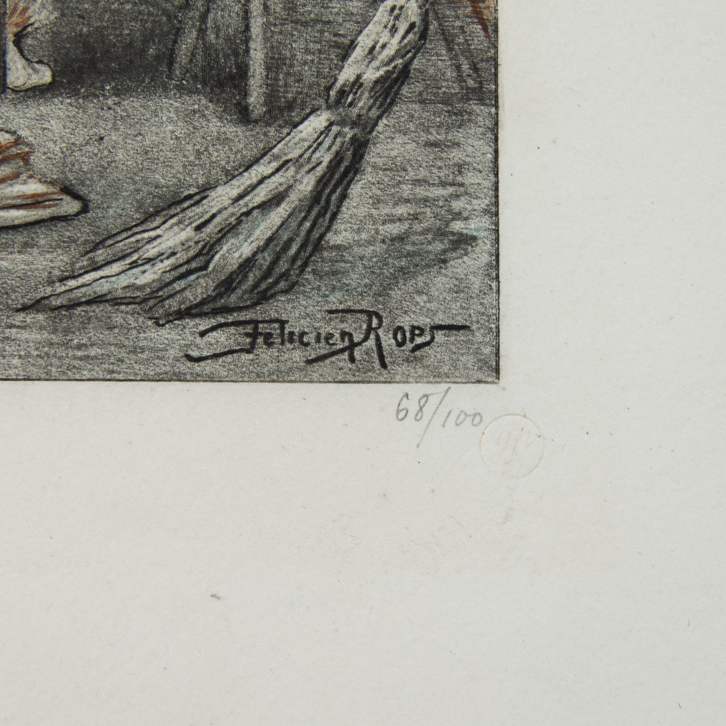 Félicien Rops | La petite sorcière | MutualArt